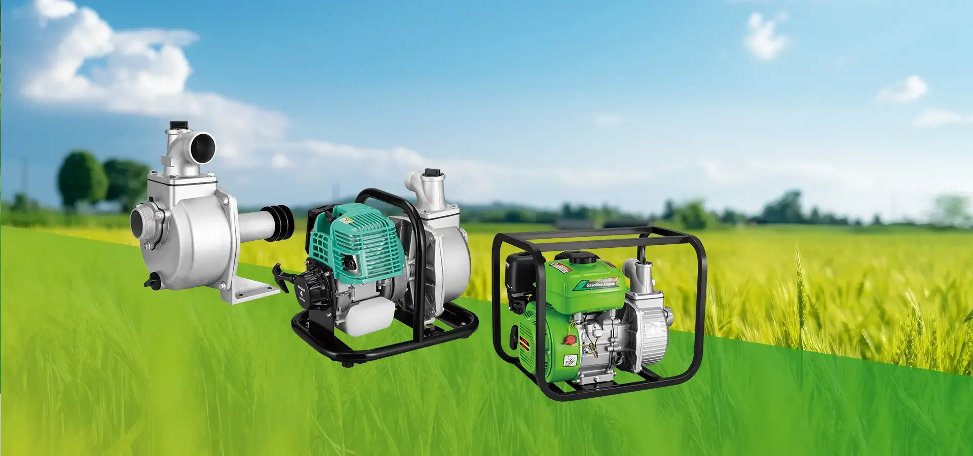 Gasoline Engine Water Pumps & Motor Water Pumps